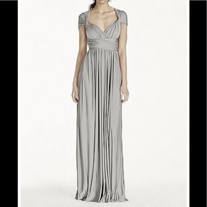 BLACK David’s bridal versa convertible dress